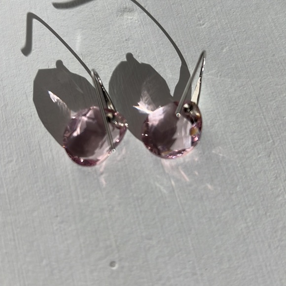 SWAROVSKI pink pendant earrings - Picture 6 of 9